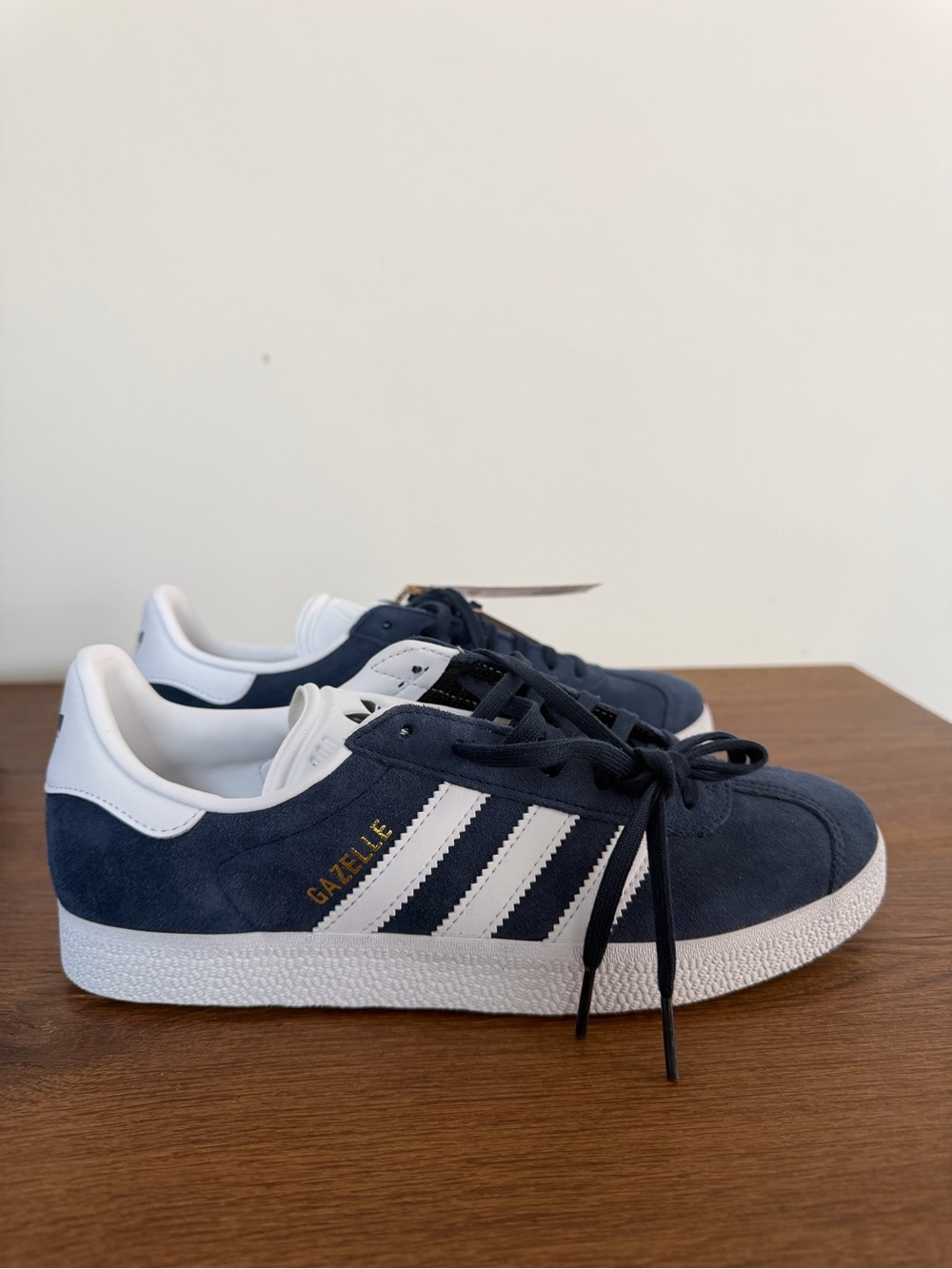 adidas Gazelle Suede Sneakers in Navy and White (new in box)